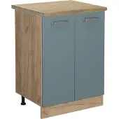 Vicco R-Line Keukenonderkast – 60 cm, WB Eik Blauw-grijs