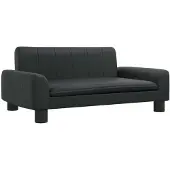 Syfax Hondenmand 70x45x30 cm kunstleer zwart