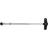Bgs Ratel, Scharnierende ratel met T-greep, schuin te zetten Uitgang extern vierkant 6,3 mm (1/4") (1/4 inch (12,5 mm))