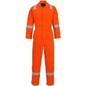 Portwest FR28, lichtgewicht, antistatisch overall, 280 g, oranje, maat M
