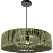 Toolight hanglamp Boho APP1296-1CP, groen
