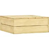 Prolenta Maison Exclusive - Tuintafel 75x75x31 cm, gemaakt van geïmpregneerd grenenhout