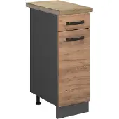 Vicco Keukenonderkast R-Line Krachtige eik goud 30 cm , WB Eik, Model 45904