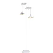 Globo Lighting vloerlamp, metalen behuizing, 2x E27 fitting