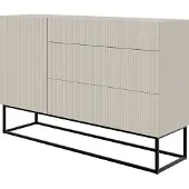 Selsey Wandkast Vesper | spaanplaat grijs 140x90x38 cm dressoirs | NADUVI
