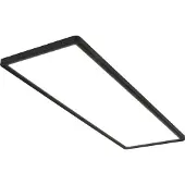 Briloner Slim - LED Plafonniere - plafondlamp - paneel ultraplat - 4.000 K neutraal wit licht - 58x20x3cm (LxBxH) - zwart