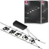 Paulmann Plafondlamp , Wire Mac II, Zwart, Gang / Hal, Metaal, Modern