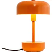 Dyberg Larsen Tafellamp Haipot, geel / oranje, Woon-/ Eetkamer, metaal, Modern, Tafellamp