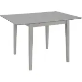 Prolenta Maison Exclusive - Uitschuifbare eettafel, grijs (80-120)x80x74 cm, MDF
