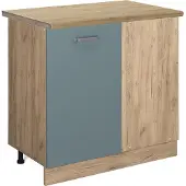 Vicco R-Line Hoekkast – 86 cm, WB Eik Blauw-grijs