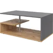 Vicco Guillermo Salontafel – 91 x 52.6 cm Antraciet/zand eik