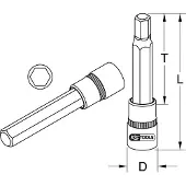Ks Tools 9631313 9631313 Inbus Verwisselbare kop 6 mm 1/2 6 mm 1/2 (12.5 mm)