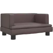 Syfax Hondenmand 60x40x30 cm kunstleer bruin