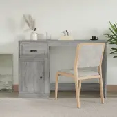 Prolenta Maison Exclusive - Bureau met lade, grijs Sonoma, 115x50x75 cm