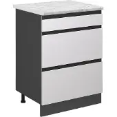Vicco R-Line Keukenonderkast – 60 cm WB Marmer Wit