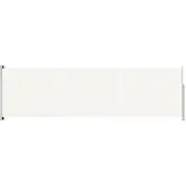 Syfax Tuinscherm uittrekbaar 180x600 cm crème