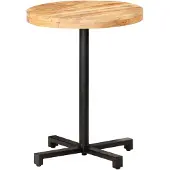 Syfax Bistrotafel rond Ø60x75 cm ruw mangohout