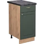 Vicco Fame-Line Keukenonderkast – 40 cm, WB Antraciet Groen-Goud Landhuis