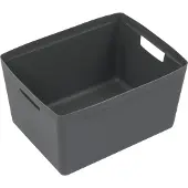 Kangaro K-670142 Aufbewahrungsbox, PP, 28 Liter, anthrazit