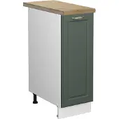 Vicco Fame-Line Apotheekkast – 30 cm, WB Eik Groen-Goud Landhuis
