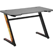 NanoRS Computertafel, gaming bureau, ergonomisch bureau voor computer, PC-tafel met kabeldoorvoeren