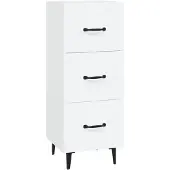 Syfax Dressoir 34,5x34x90 cm bewerkt hout wit