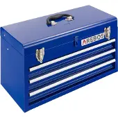 Arebos Gereedschapskoffer met 3 laden & 2 opbergvakken | incl.draaggreep | Blauw