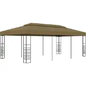 Syfax Prieel 180 g/m² 6x3x2,7 m taupe