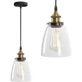 Toolight Hangende Glazen Plafondlamp Verto D APP048-1CP