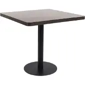 Syfax Bistrotafel 80x80 cm MDF donkerbruin
