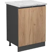 Vicco R-Line Keukenonderkast – 60 cm WB Marmer Krachtige eik goud