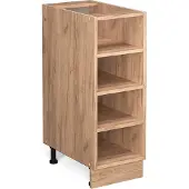 Vicco Fame-Line Keukenrek – 30 cm zonder werkblad Krachtige eik goud