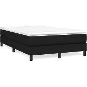 Syfax Boxspring met matras stof zwart 120x200 cm