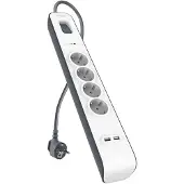 Belkin Surge Protector 4 Outlet 2 meter 2x usb