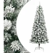 Prolenta Maison Exclusive - Kunstkerstboom, inklapbaar, besneeuwd, 240 cm