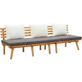 Syfax Tuinslaapbank 200x65 cm massief acaciahout