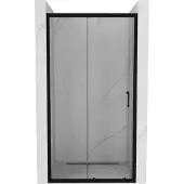Mexen Apia schuifdouchedeur 90 , transparant, zwart - 845-090-000-70-00