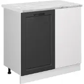 Vicco R-Line Hoekkast – 86 cm WB Marmer Antraciet landhuis