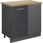 Vicco R-Line Hoekkast – 86 cm WB Eik Zwart beton