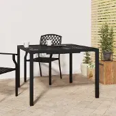 Prolenta Maison Exclusive - Tuintafel, antraciet, 100x100x72 cm, staal