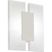 Eglo Metrass 2 - Wand/Plafondlamp - 2 Lichts - Nikkel-Mat - Gesatineerd
