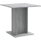 Syfax Eettafel 80x80x75 cm bewerkt hout grijs sonoma eikenkleurig