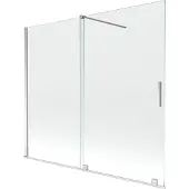 Mexen Velar 2-delige schuifbare douchewand 180 x 150 , transparant, chroom - 896-180-000-01-01