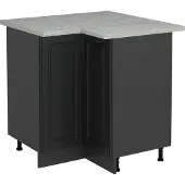 Vicco R-Line Hoekkast – 75.6 cm WB Marmer Antraciet landhuis