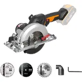 WORX Cirkelzaag Wx531.9 - 20v Accu (zonder Accu) - Koolborstelloze Motor - Met Led Verlichting