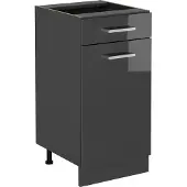 Vicco R-Line Keukenonderkast – 40 cm zonder werkblad Antraciet Hoogglans