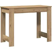 Syfax Bureau 100x45x75 cm bewerkt hout artisanaal eikenkleur