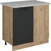 Vicco R-Line Hoekkast – 86 cm WB Marmer Antraciet landhuis