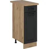 Vicco R-Line Keukenonderkast – 30 cm, WB Eik Antraciet landhuis