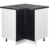 Vicco Fame-Line Hoekkast – 80.5 cm, WB Antraciet Zwart gestreept